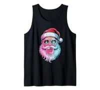 Retro Groovy Santa Claus Christmas Bubble Gum Girl Kid Xmas Canotta