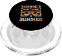 Retro Groovy School è fuori per i bambini insegnanti di laurea estiva PopSockets PopGrip per MagSafe