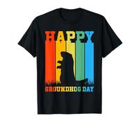 Retro Groundhog Day Apparel Co Maglietta