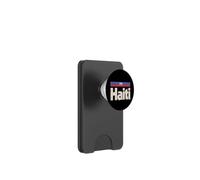 Retro Haiti Bandiera Haiti Caraibi Ayiti PopSockets PopWallet per MagSafe