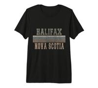 Retro Halifax Nuova Scozia Canada Maglietta Premium
