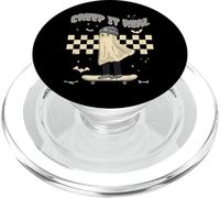 Retro Halloween Creep It Real Vintage Ghost Halloween PopSockets PopGrip per MagSafe