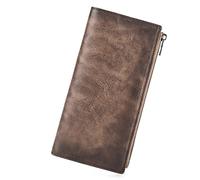 Retro Hand-Painted Color Wallet Long Multi-Card Wallet Large-Capacity Wallet Business Wallet Men (Color : D, Size : 18 * 1 * 9cm)
