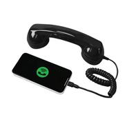 Retro Handset Type-C Clear Audio - Handle Receiver with Microphone Handset | with Microphone Handset for Cell Phone for Classroom, School, | Halloween, Christmas, Video Conferences, Calls, Meetings