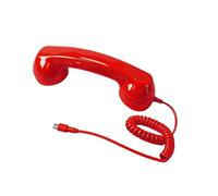 Retro Handset Type-C Clear Audio - Handle Receiver with Microphone Handset | with Microphone Handset for Cell Phone for Classroom, School, | Halloween, Christmas, Video Conferences, Calls, Meetings