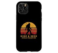 Retro Hide & Seek World Champ Bigfoot Sun Believe! Custodia per iPhone 11 Pro