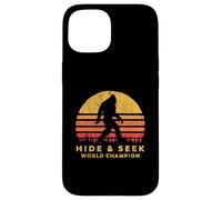 Retro Hide & Seek World Champ Bigfoot Sun Believe! Custodia per iPhone 15