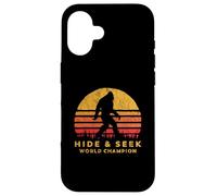 Retro Hide & Seek World Champ Bigfoot Sun Believe! Custodia per iPhone 16
