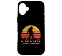 Retro Hide & Seek World Champ Bigfoot Sun Believe! Custodia per iPhone 16 Plus