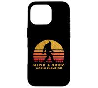 Retro Hide & Seek World Champ Bigfoot Sun Believe! Custodia per iPhone 16 Pro