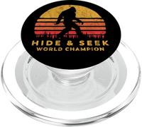 Retro Hide & Seek World Champ Bigfoot Sun Believe! PopSockets PopGrip per MagSafe