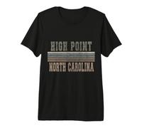 Retro High Point Carolina del Nord Maglietta Premium