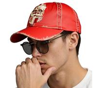 Retro Holiday Casual Baseball Hats - Baseball Hat | Merry Christmas Twill Headwear Print for Teenagers Men Women Holiday Golf Running Travel Sports Hiking Picnic Fishing Driving