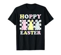 Retro Hoppy Easter Bunny Face Tie Dye Ragazzi Stampa Trio Girl Maglietta