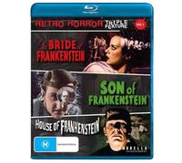 Retro Horror Triple Feature Volume 1: Bride of Frankenstein / Son of Frankenstein / House of Frankenstein