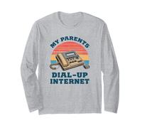 Retro I Miei Genitori Sono sopravvissuti a Internet Maglia a Manica