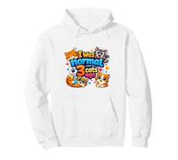Retro I Was Normal 3 Cats ago Humorous Cat Lovers Owners Felpa con Cappuccio