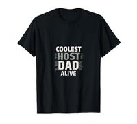 Retro Il Papà Ospitante Più Cool Maglietta