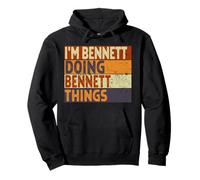 Retro I'm Bennett Doing Bennett Things - Divertente Scherzo di Compleanno Felpa con Cappuccio