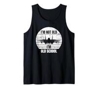 Retro I'm Not Old School F-14 Tomcat Aircraft Canotta