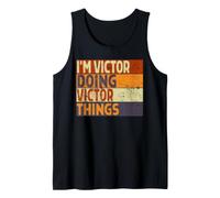 Retro I'm Victor Doing Victor Things - Divertente Scherzo di Compleanno Canotta