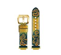 Retro inciso cinturino in pelle compatibile con Casio GM2100 GA2100 B2100 in di vacchetta modificato da uomo sostituire accessori braccialetto