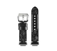 Retro inciso cinturino in pelle compatibile con Casio GM2100 GA2100 B2100 in di vacchetta modificato da uomo sostituire accessori braccialetto