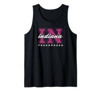 Retro Indiana Pallavolo Rosa Leopard Collegiate State Art Canotta