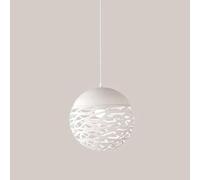Retro Industrial Light，Metal Black Chandelier Pendant Shade Light Fitting Wire Cage Lampshade Lamp Cover Base for Living Dining Room Bar D
