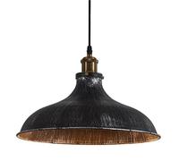 Retro Industrial Style Pendant Light, Creative Personality Iron Art Hanging Lamp, E27 Base Single-Head Chandelier, Decorative Lighting for Restaurant, Barn, Cafe