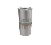 Retro Ischia Italia Bicchiere termico in acciaio inox doppia parete
