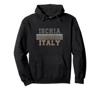 Retro Ischia Italia Felpa con Cappuccio