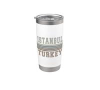 Retro Istanbul Turchia Bicchiere termico in acciaio inox doppia parete