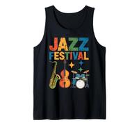 Retro Jazz Festival - Kit per grancassa per Sassofono Canotta