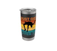 Retro Just Get Over It Pole Vault Vintage Pole Vaulting Bicchiere termico in acciaio inox doppia parete