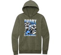 RETRO KINGS BARRY ANNI 90 DETROIT HEATHER VERDE OLIVA Felpa con cappuccio