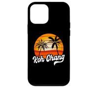 Retro Koh Chang Tramonto Palme Vintage Travel Design Custodia per iPhone 12 mini