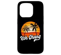 Retro Koh Chang Tramonto Palme Vintage Travel Design Custodia per iPhone 15 Pro