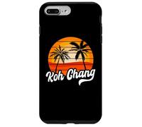 Retro Koh Chang Tramonto Palme Vintage Travel Design Custodia per iPhone 7 Plus/8 Plus
