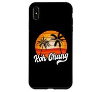 Retro Koh Chang Tramonto Palme Vintage Travel Design Custodia per iPhone XS Max