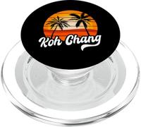 Retro Koh Chang Tramonto Palme Vintage Travel Design PopSockets PopGrip per MagSafe