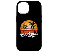 Retro Koh Lanta Tramonto Palme Vintage Travel Design Custodia per iPhone 14