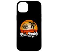 Retro Koh Lanta Tramonto Palme Vintage Travel Design Custodia per iPhone 14 Plus