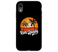Retro Koh Lanta Tramonto Palme Vintage Travel Design Custodia per iPhone XR