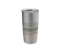 Retro Kuching Malesia Bicchiere termico in acciaio inox doppia parete