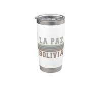 Retrò La Paz Bolivia Bicchiere termico in acciaio inox doppia parete