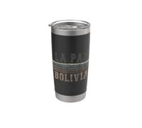 Retrò La Paz Bolivia Bicchiere termico in acciaio inox doppia parete