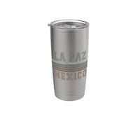 Retro La Paz Messico Bicchiere termico in acciaio inox doppia parete