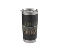 Retro Lanzhou Cina Bicchiere termico in acciaio inox doppia parete