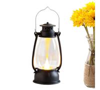 Retro LED Camping Lantern - Vintage Portable Outdoor Lamp With Warm Light And Carry Handle | Rechargeable Battery Lantern For Patio Garden Yard Pathway Porch Decor | USB Camping Light For Table Tent